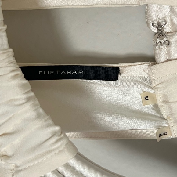 EUC | Elie Tahari | Silk Halter Top | Size Medium - Picture 5 of 7